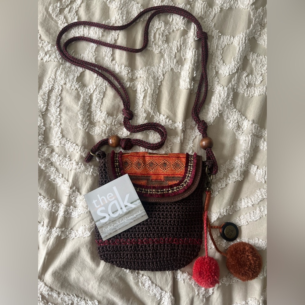 The Sak Multicolor Crochet Crossbody Bag